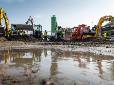 start graafwerken nieuw hoofdgebouw